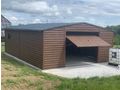 Blechgarage 6x6 Gerthaus Goldene Eiche - Baustoffe & Hausbau - Bild 1