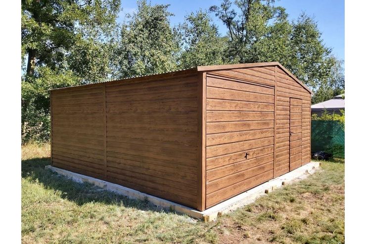 6x6 Doppeltgarage Metallgarage Fertiggarage - Baustoffe & Hausbau - Bild 1