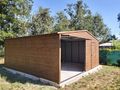6x6 Doppeltgarage Metallgarage Fertiggarage - Baustoffe & Hausbau - Bild 2