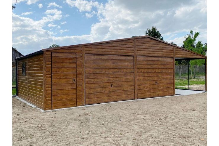 7x7 Doppeltgarage Metallgarage Fertiggarage - Gartenhuser & Pavillons - Bild 1