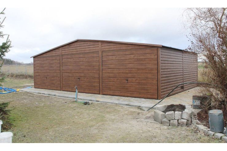 9x5m Blechgarage Versteck Lager Transport - Gartenhuser & Pavillons - Bild 1