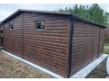 Blechgarage 6x6 Doppeltgarage Metallgarage - Gartenhuser & Pavillons - Bild 2