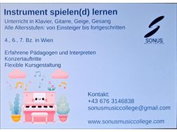 Musikunterricht Kinder Erwachsener - Instrumente - Bild 1