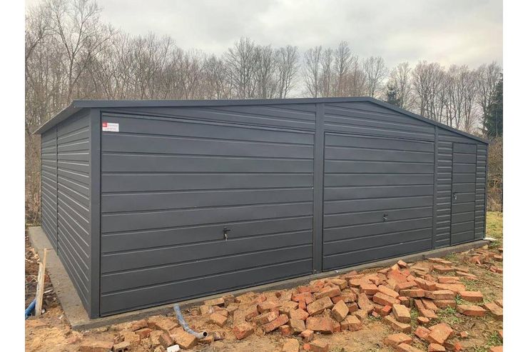 Garage 8x6 Graphitfarbe Gerthaus Versteck - Gartenhuser & Pavillons - Bild 1