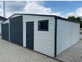 10x6m Blechgarage Gerthaus Wei Anthrazit - Baustoffe & Hausbau - Bild 2