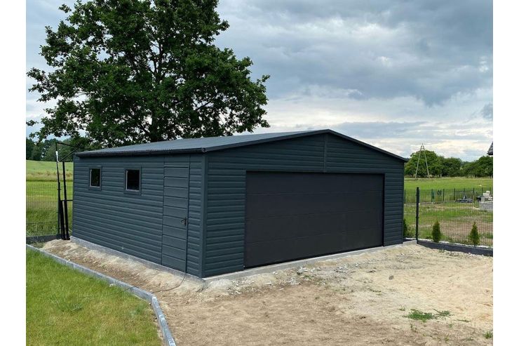 7x6m Blechgarage Gerthaus Transport Montage - Gartenhuser & Pavillons - Bild 1