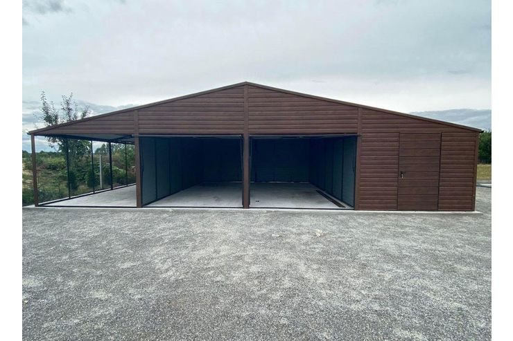 12x6m Blechgarage Versteck Transport Montage - Baustoffe & Hausbau - Bild 1