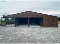 12x6m Blechgarage Versteck Transport Montage - Baustoffe & Hausbau - Bild 1