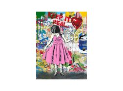 Mr Brainwash Beautiful Girl Banksy 2024 - Gemlde & Zeichnungen - Bild 1