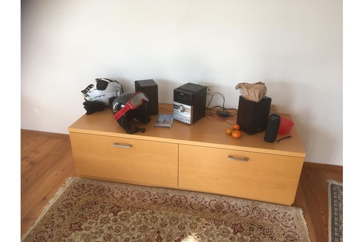 TV Unterbau Buche massiv praktisch - TV & Hi-Fi Mbel - Bild 1