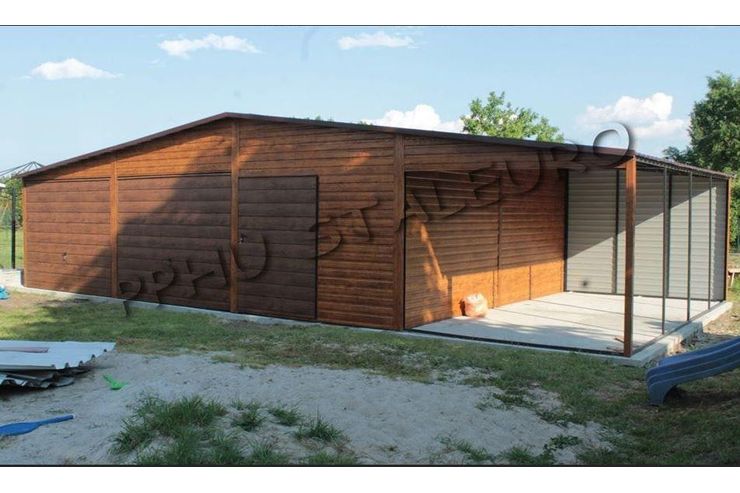 Blechgarage 9x7m Gerthaus Doppeltgarage - Gartenhuser & Pavillons - Bild 1