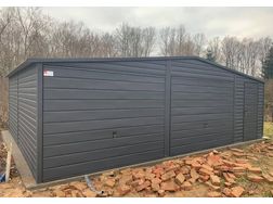 8x6m Doppeltgarage Metallgarage Graphit - Baustoffe & Hausbau - Bild 1