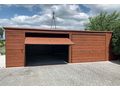 Blechgarage 8mx6m Gerthaus Walnuss - Baustoffe & Hausbau - Bild 2