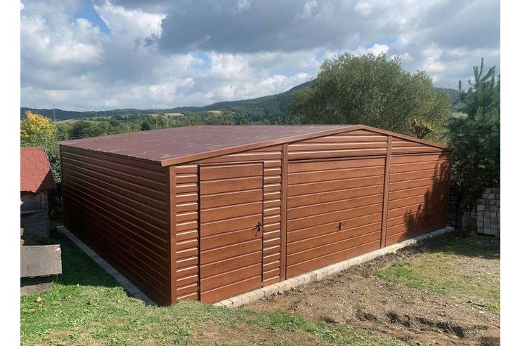 Garage 8x7m Doppeltgarage Metallgarage - Gartenhuser & Pavillons - Bild 1