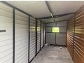 Blechgarage 8x7 Gerthaus Walnuss Graphit - Gartenhuser & Pavillons - Bild 2