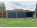 Blechgarage 8x7 Gerthaus Walnuss Graphit - Gartenhuser & Pavillons - Bild 3