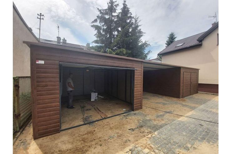 8x7 Gerthaus Doppeltgarage Hebetr - Gartenhuser & Pavillons - Bild 1