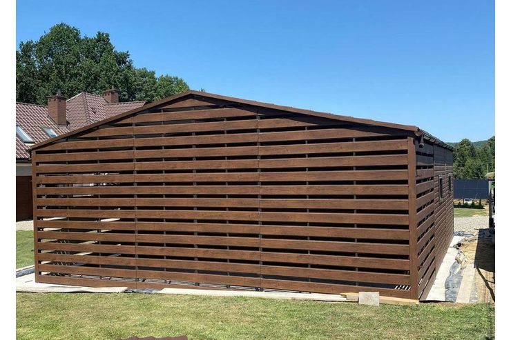 Blechgarage 8x10m Gerthaus Doppeltgarage - Gartenhuser & Pavillons - Bild 1