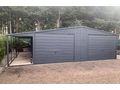 Blechgarage 7x6m Carport Doppeltgarage - Gartenhuser & Pavillons - Bild 3