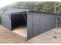 Blechgarage 7x6m Carport Doppeltgarage - Gartenhuser & Pavillons - Bild 4