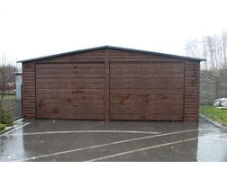 Blechgarage 7x6 Gerthaus Doppeltgarage Eiche - Gartenhuser & Pavillons - Bild 1