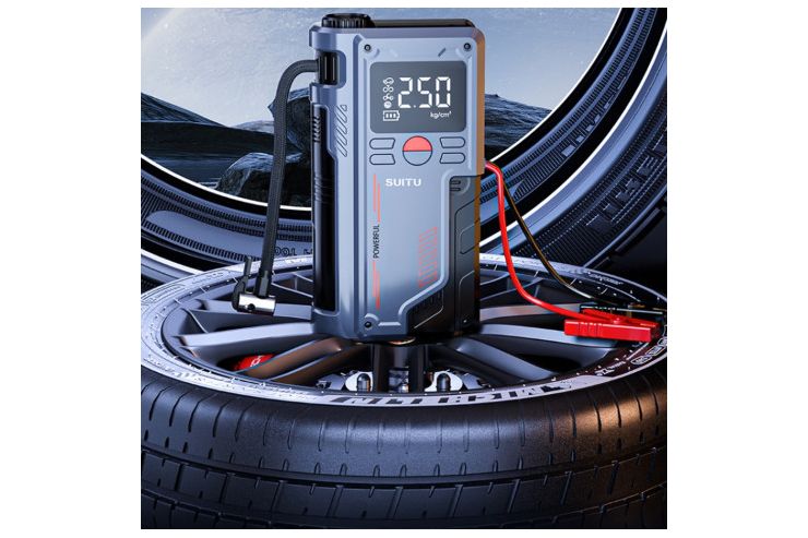 Tragbarer Autostarter Luftpumpe - Batterien & Batterieladegerte - Bild 1