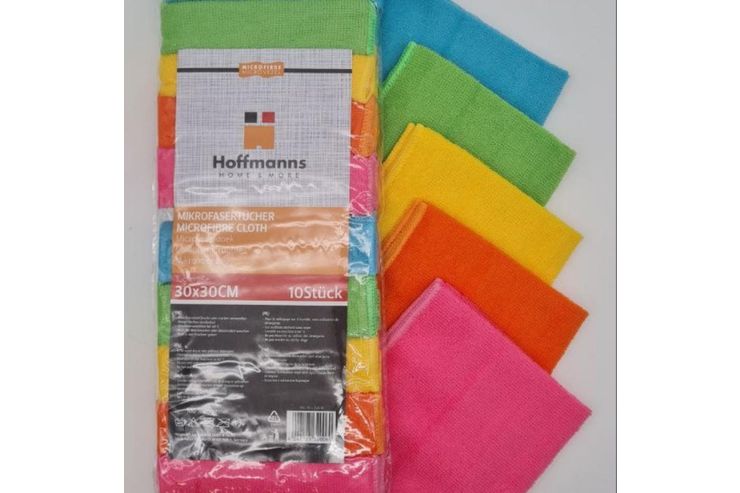 Mikrofasert�cher 10er Pack bunt - Waschen, B�geln & Reinigen - Bild 1