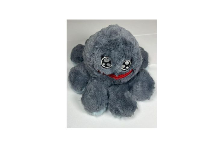 Octopus dunkelgrau himmelblau - Teddyb�ren & Stofftiere - Bild 1