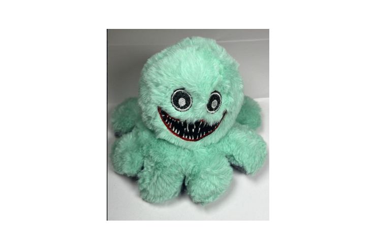 Octopus dunkelgrau t�rkis - Teddyb�ren & Stofftiere - Bild 1