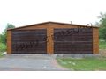 Blechgarage 7x6 Farbe Golden Eiche Braun - Gartenh�user & Pavillons - Bild 2
