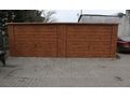 Blechgarage 7x6 Farbe Golden Eiche - Gartenh�user & Pavillons - Bild 2