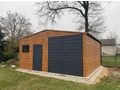 Blechgarage 7x6 Doppeltgarage Tor Graphit - Gartenh�user & Pavillons - Bild 1