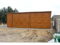 Blechgarage 7x6 hochhebende T�r Golden Eiche - Gartenh�user & Pavillons - Bild 3