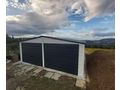 Blechgarage 7x6 Wei� Anthrazit Tor - Gartenh�user & Pavillons - Bild 1