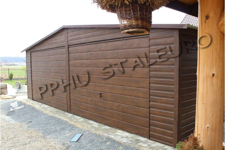 Blechgarage 7x7 Doppeltgarage Metallgarage - Gartenh�user & Pavillons - Bild 1