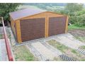 Blechgarage 7x7 Walnuss Ger�thaus - Gartenh�user & Pavillons - Bild 1