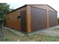 Blechgarage 7x7 Walnuss Ger�thaus - Gartenh�user & Pavillons - Bild 3