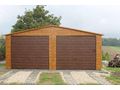 Blechgarage 7x7 Walnuss Ger�thaus - Gartenh�user & Pavillons - Bild 4