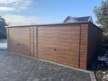 Blechgarage 7x7 Eichenholzimitation - Gartenh�user & Pavillons - Bild 2