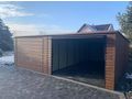Blechgarage 7x7 Eichenholzimitation - Gartenh�user & Pavillons - Bild 3
