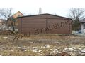 Blechgarage 7x8m Farbe Walnuss - Gartenh�user & Pavillons - Bild 1
