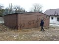 Blechgarage 7x8m Farbe Walnuss - Gartenh�user & Pavillons - Bild 2