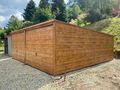 Blechgarage 6x6 Walnuss Ger�thaus - Gartenh�user & Pavillons - Bild 1