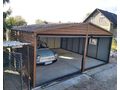 Blechgarage 6x6 Seitenwandh�he 2 12 m - Gartenh�user & Pavillons - Bild 2