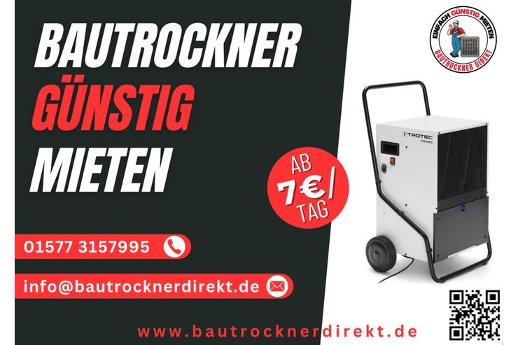 Bautrockner g�nstig mieten - Vermietung & Verleih - Bild 1