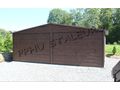 Blechgarage 6x6 Farbe Walnuss Doppeltgarage - Gartenh�user & Pavillons - Bild 2