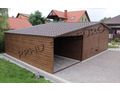 Blechgarage 6x6m Schuppen 2m Ger�thaus - Gartenh�user & Pavillons - Bild 1