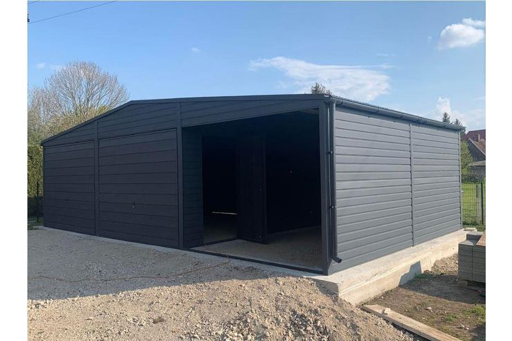 Blechgarage 6x6m 3 m Schuppen - Gartenh�user & Pavillons - Bild 1