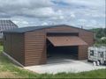 Blechgarage 6x6m Goldene Eiche Ger�thaus - Gartenh�user & Pavillons - Bild 1