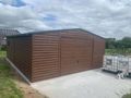 Blechgarage 6x6m Goldene Eiche Ger�thaus - Gartenh�user & Pavillons - Bild 2